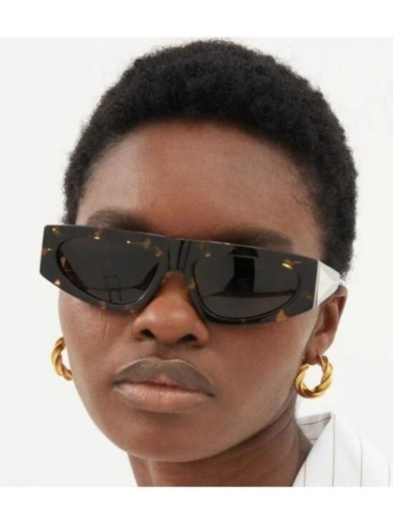 NEW BOTTEGA VENETA BV1277S 002 WOMEN HAVANA SUNGLASSES main image 10